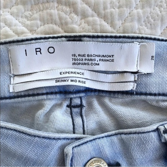IRO Amative Jeans Skinny Mid Rise Sold on Revolve - Picture 6 of 12